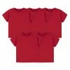 Gerber® 5-Pack Baby & Toddler Red Premium Short Sleeve Tees