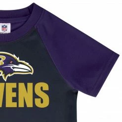 NFL Baltimore Ravens Baby Boys Short Sleeve Tee Shirt BabyPreemie - 24M