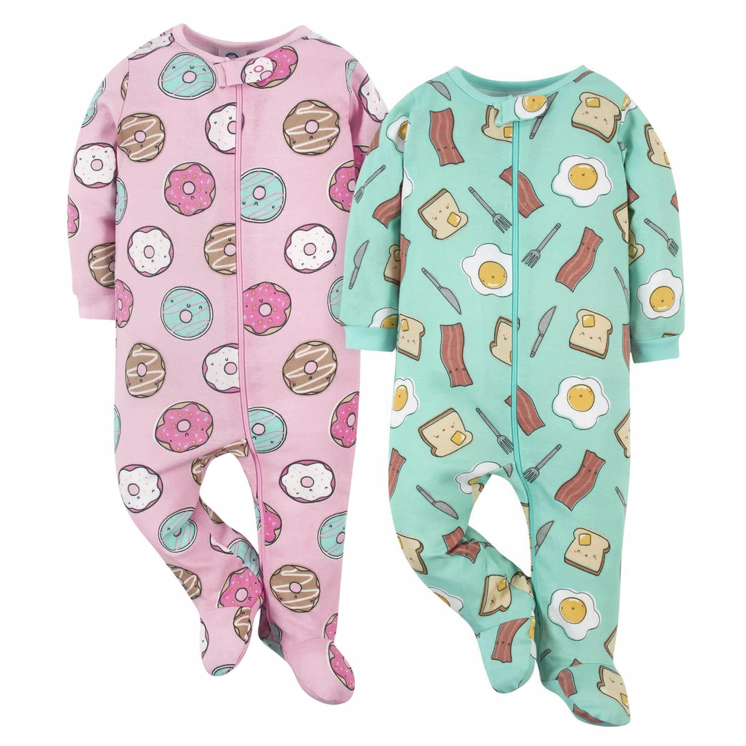 Top 10 🛒 Gerber® BabyPreemie - 24M 2-Pack Baby Breakfast & Donuts Sleep 'N Play 🎉 1 Gerber® BabyPreemie - 24M 2-Pack Baby Breakfast & Donuts Sleep 'N Play
