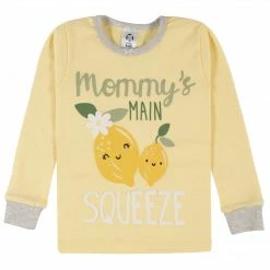Gerber® 4-Piece Infant & Toddler Girls Lemon Squeeze Snug Fit Cotton Pajamas
