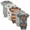 Gerber® 5-Pack Baby Boys Comfy Stretch Bicycle Short Sleeve Onesies® Bodysuits BabyPreemie - 24M