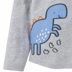 Gerber® 2-Piece Baby Boys Dino-Mite Long Sleeve Shirt & Jogger Pants Set BabyPreemie - 24M