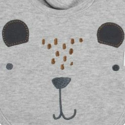 Gerber® Organic 3-Piece Baby Boys Bear Bib And Burp Set BabyPreemie - 24M