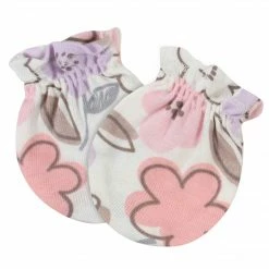 Gerber® 4-Pack Baby Girls Bunny Ballerina No Scratch Mittens