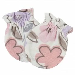 Gerber® 8-Piece Baby Girls Bunny Caps & Mittens Set