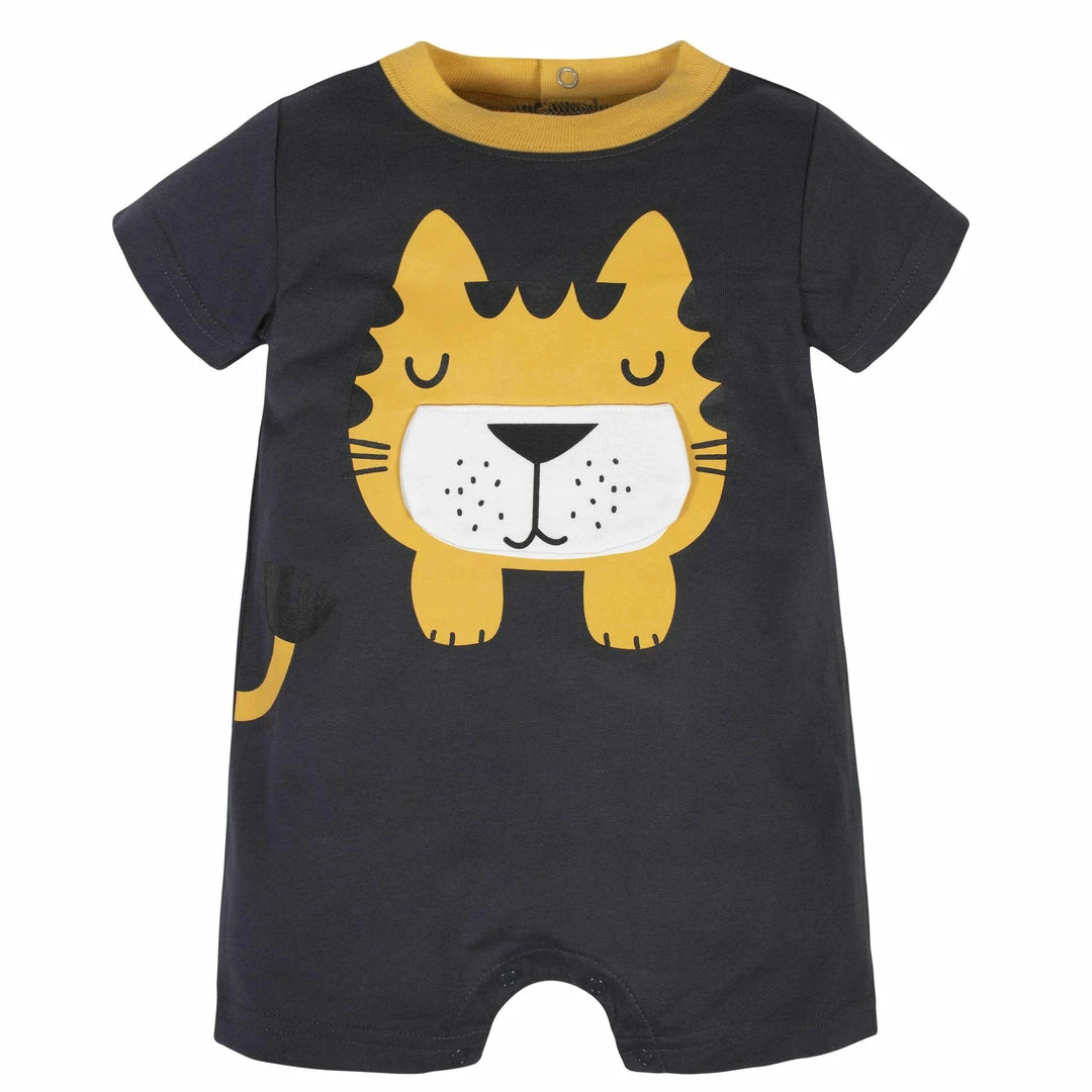 Buy 😉 Gerber® See What's New 2-Pack Baby Boys Wild At Heart Tiger Rompers ✔️ 5 Gerber® See What's New 2-Pack Baby Boys Wild At Heart Tiger Rompers