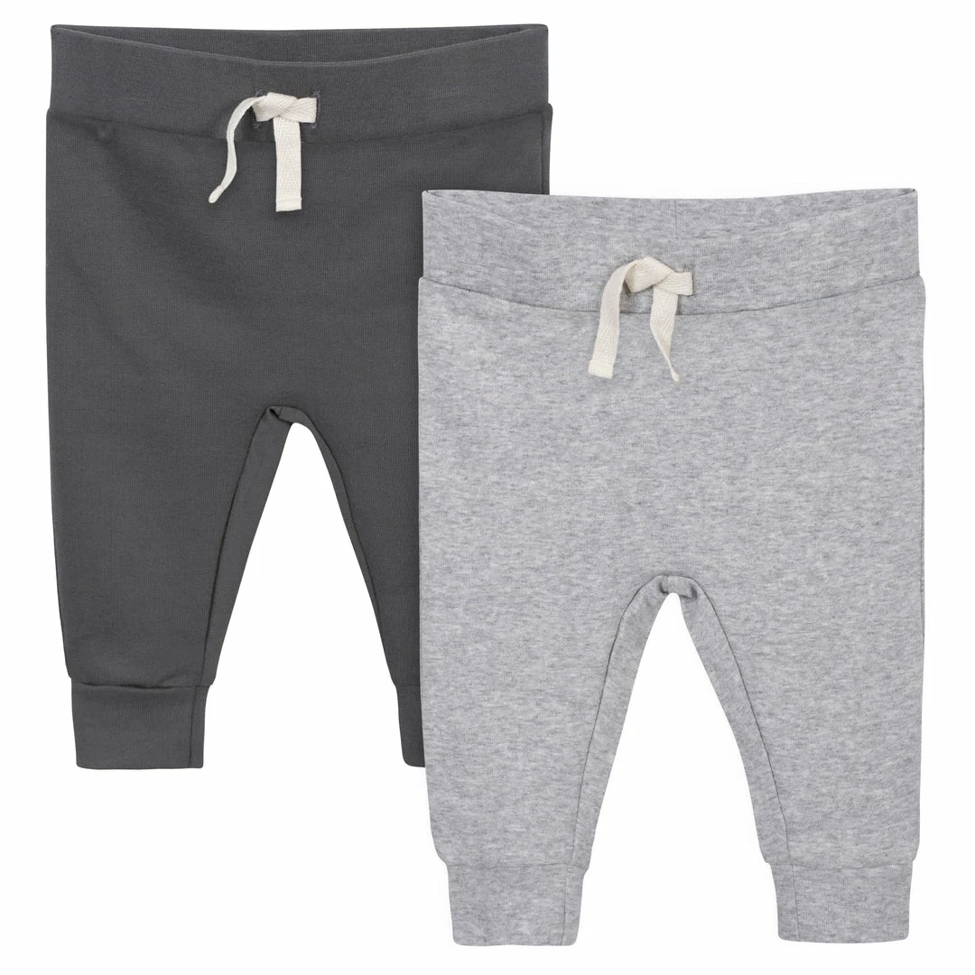 Best deal 💯 Gerber® 2-Pack Baby Boys Comfy Stretch Gray Pants BabyPreemie - 24M 🌟 1 Gerber® 2-Pack Baby Boys Comfy Stretch Gray Pants BabyPreemie - 24M