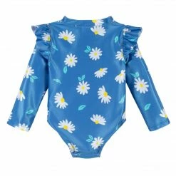 Hot Sale ❤️ Gerber® Baby & Toddler 👧 Girls Darling Daisy Rash Guard See What's New 🧨 8 Gerber® Baby & Toddler Girls Darling Daisy Rash Guard See What's New
