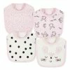 Gerber® 4-Pack Baby Girls Bunny Ballerina Bibs