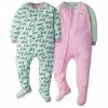 Gerber® 2-Pack Toddler Girls Love Blanket Sleepers Toddler2T - 5T