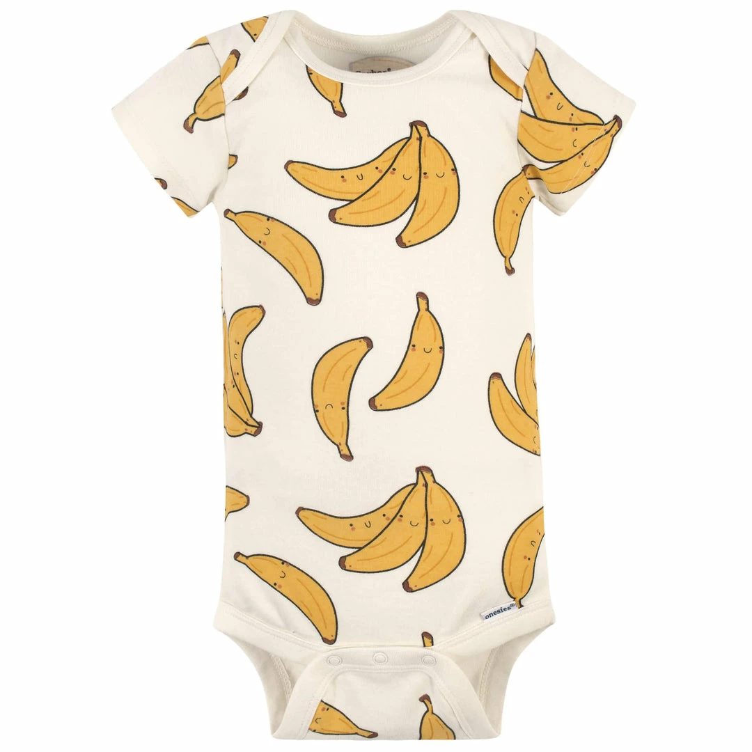 New 🌟 Gerber® 6-Pack Baby Bananas & Breakfast Onesies® Bodysuits BabyPreemie - 24M 🌟 5 Gerber® 6-Pack Baby Bananas & Breakfast Onesies® Bodysuits BabyPreemie - 24M