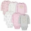 Gerber® BabyPreemie - 24M 6-Pack Baby Girls Princess Long Sleeve Onesies® Bodysuits