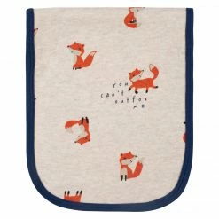 Gerber® 4-Pack Boys Fox Terry Burp Cloths