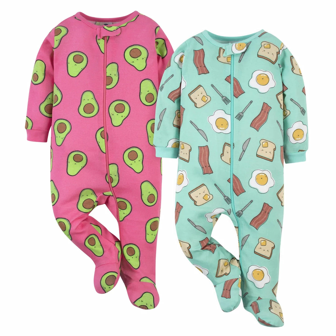 Wholesale 😀 Gerber® 2-Pack Baby Breakfast & Pink Avocados Sleep 'N Play 👏 1 Gerber® 2-Pack Baby Breakfast & Pink Avocados Sleep 'N Play