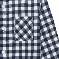 Gerber® Kids Infant & Toddler Boys Blue Plaid Woven Plaid Shirt BabyPreemie - 24M