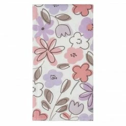 Gerber® 4-Pack Girls Bunny Ballerina Flannel Burp Cloths