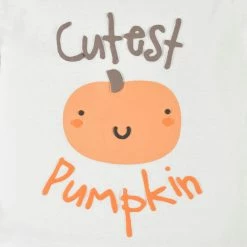 Gerber® Baby Neutral Pumpkin Long Sleeve Onesies® Bodysuit