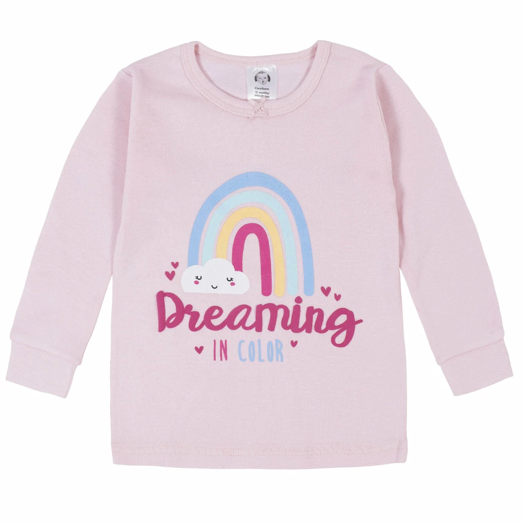 Top 10 😀 Gerber® 4-Piece Infant & Toddler 👧 Girls Rainbows Snug Fit Cotton Pajamas 😉 3 Gerber® 4-Piece Infant & Toddler Girls Rainbows Snug Fit Cotton Pajamas