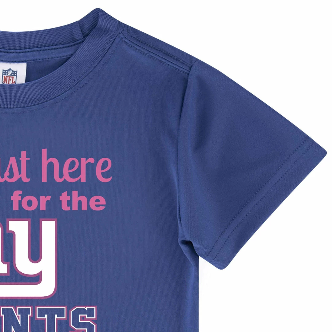 Outlet ๐ NFL New York Giants ๐ง Girls Short Sleeve Tee ๐ Shirt BabyPreemie - 24M โ 3 NFL New York Giants Girls Short Sleeve Tee Shirt BabyPreemie - 24M