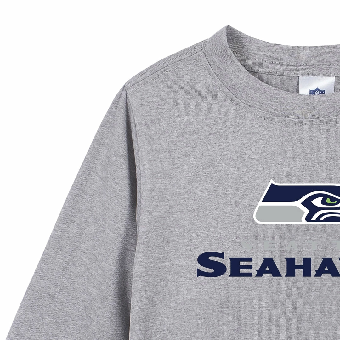 Discount ๐ NFL Toddler2T - 5T Seattle Seahawks Boys Long Sleeve Tee ๐ Shirt ๐ 4 NFL Toddler2T - 5T Seattle Seahawks Boys Long Sleeve Tee Shirt