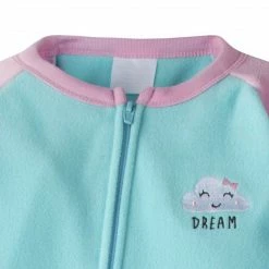 Discount 🎁 Gerber® Toddler2T - 5T 2-Pack Toddler Girl Dreaming Clouds Blanket Sleepers 😍 5 Gerber® Toddler2T - 5T 2-Pack Toddler Girl Dreaming Clouds Blanket Sleepers