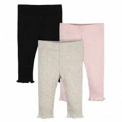 Gerber® 3-Pack Baby & Toddler Girls Sweet Florals Pull-On Knit Leggings