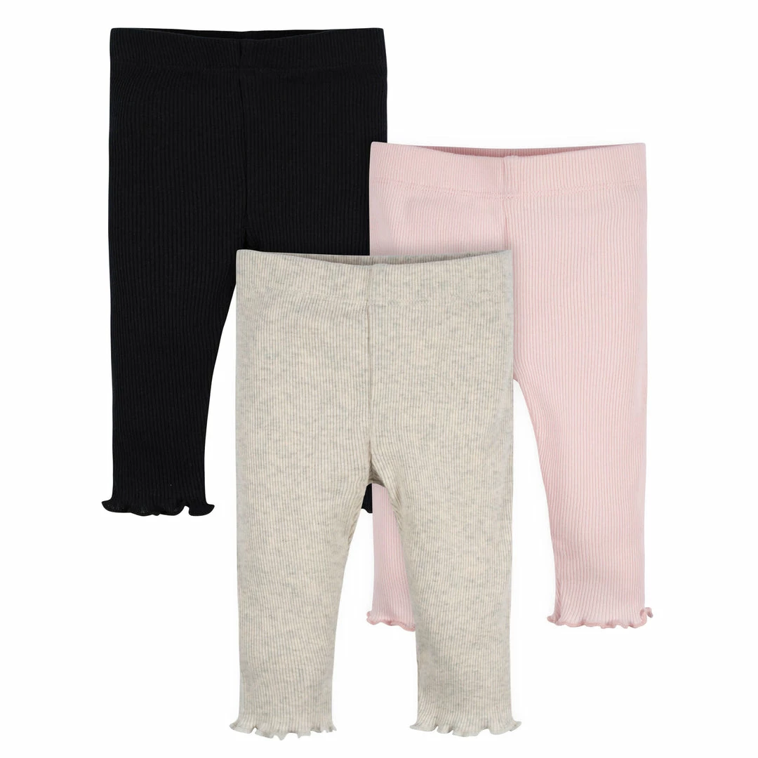 Best Pirce 🎉 Gerber® 3-Pack Baby & Toddler 👧 Girls Sweet Florals Pull-On Knit Leggings 🥰 1 Gerber® 3-Pack Baby & Toddler Girls Sweet Florals Pull-On Knit Leggings