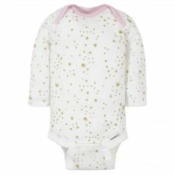 Outlet 🌟 Gerber® BabyPreemie - 24M 6-Pack Baby 👧 Girls Princess Long Sleeve Onesies® Bodysuits 👍 12 Gerber® BabyPreemie - 24M 6-Pack Baby Girls Princess Long Sleeve Onesies® Bodysuits