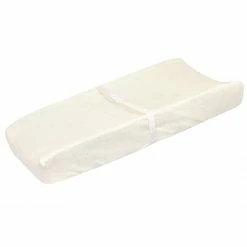 Just Born By Gerber® Baby Neutral Ivory And Gold Changing Pad Cover