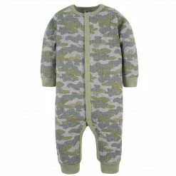 Gerber® 2-Piece Baby Boys Comfy Camo Coverall & Hat Set BabyPreemie - 24M
