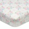 Gerber® Toddler Girl Girls Floral Fitted Crib Sheet