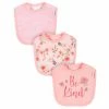 Gerber® BabyPreemie - 24M 3-Pack Baby Girls Love You Organic Bibs