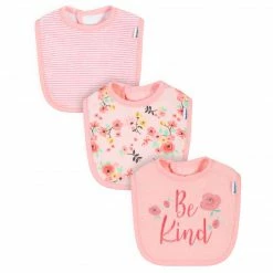 Gerber® BabyPreemie - 24M 3-Pack Baby Girls Love You Organic Bibs