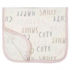 Gerber® Organic 3-Piece Baby Girls Sweet Bib And Burp Set