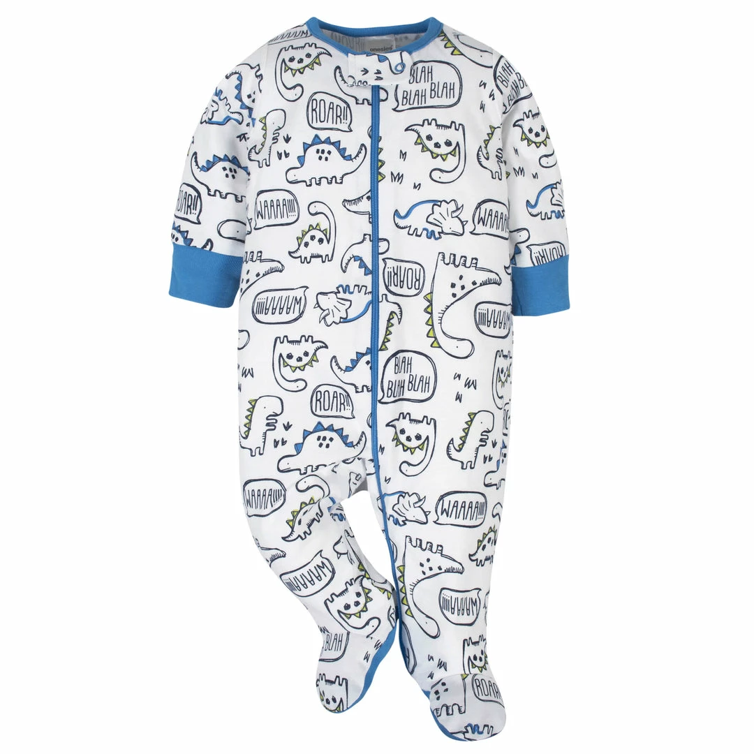 Brand new ⭐ Onesies® Brand 4-Pack Baby Boys Dino Sleep N' Plays 🌟 4 Onesies® Brand 4-Pack Baby Boys Dino Sleep N' Plays