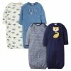 Gerber® 4-Pack Baby Boys Fox Gowns