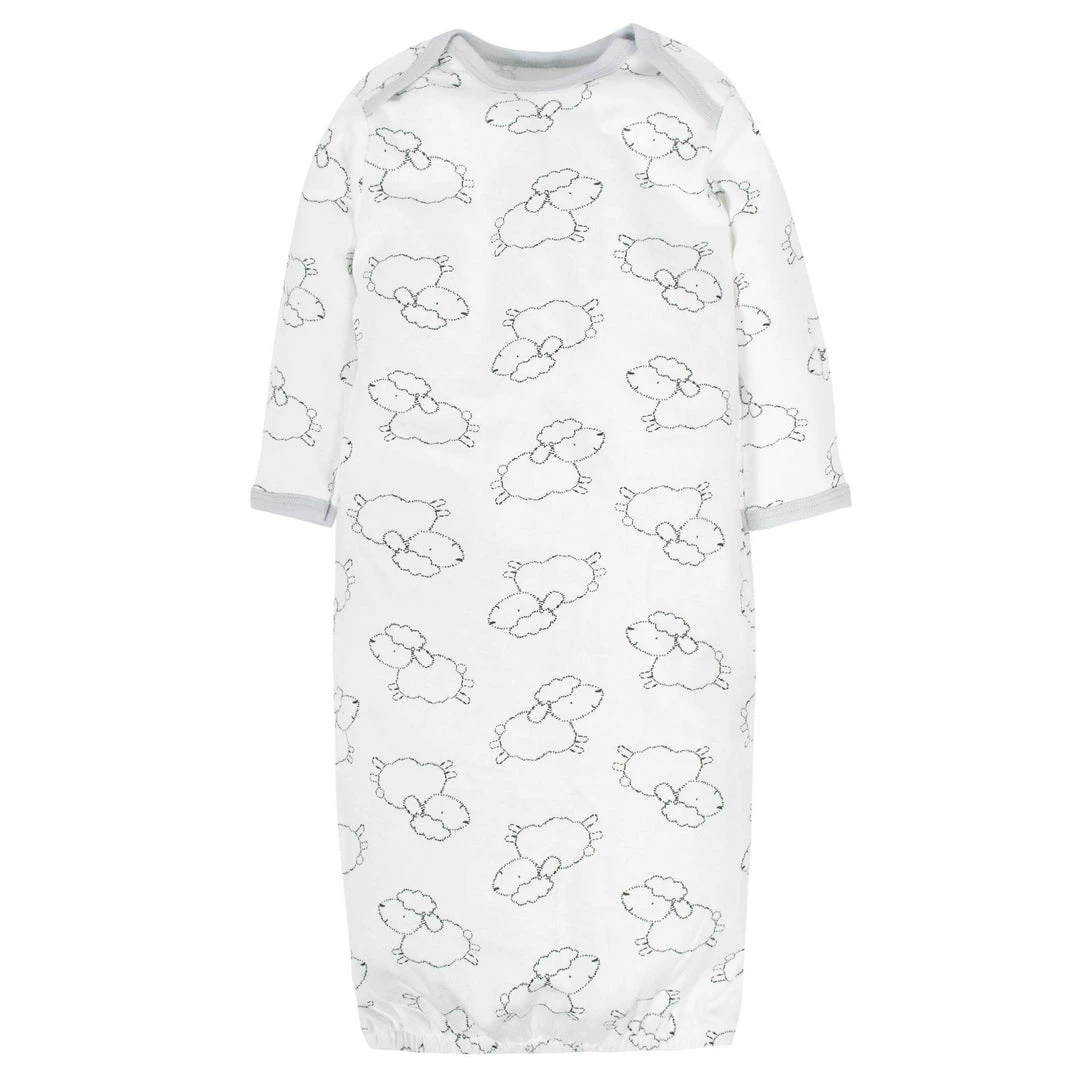 Deals 😉 Gerber® BabyPreemie - 24M 4-Pack Baby Neutral Sheep Gowns 👍 3 Gerber® BabyPreemie - 24M 4-Pack Baby Neutral Sheep Gowns
