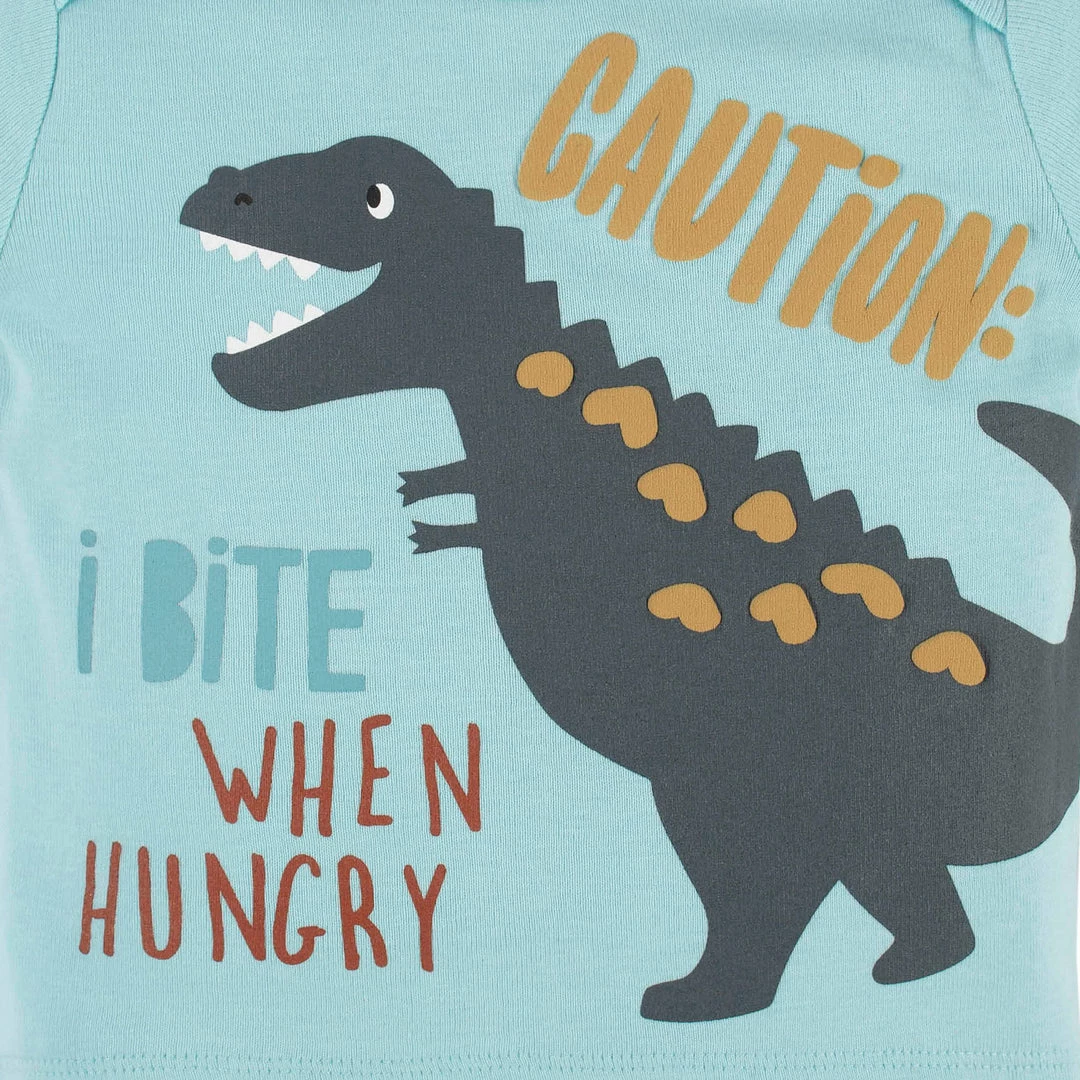 Cheap 🌟 Gerber® 4-Piece Baby Boys Dino Blues Onesies® Bodysuit, Tee, Shorts & Pant Set ✔️ 3 Gerber® 4-Piece Baby Boys Dino Blues Onesies® Bodysuit, Tee, Shorts & Pant Set