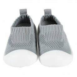 Gerber® Baby Neutral Gray Stretchy Knit Slip-On Sneaker See What's New