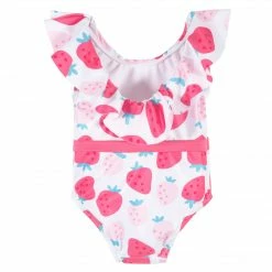 Gerber® Baby & Toddler Girls Summer Blossom One-Piece Swimsuit With Ruffle See What's New