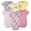 Gerber® 6-Pack Baby Bananas & Donuts Onesies® Bodysuits