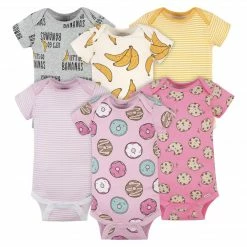 Gerber® 6-Pack Baby Bananas & Donuts Onesies® Bodysuits