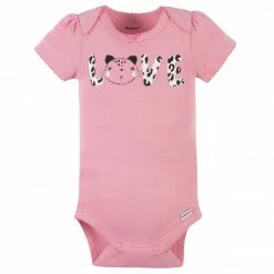Gerber® 8-Pack Baby Girls Leopard Short Sleeve Onesies® Bodysuits BabyPreemie - 24M
