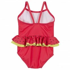 Gerber® 2-Piece Girls Watermelon Swimsuit & Hat Bundle BabyPreemie - 24M