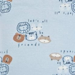 Gerber® 3-Pack Baby Boys Comfy Stretch Lion Short Sleeve Onesies® Bodysuits BabyPreemie - 24M