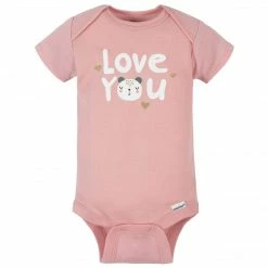 Gerber® 8-Pack Baby Girls Bear Short Sleeve Onesies® Bodysuits BabyPreemie - 24M