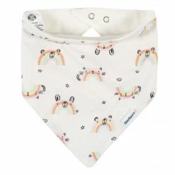 Gerber® 4-Pack Baby Girls Rainbow Bandana Bibs