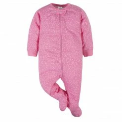6-Piece Baby Girls Cat Onesies® Brand Bodysuit & Sleep N' Play Set
