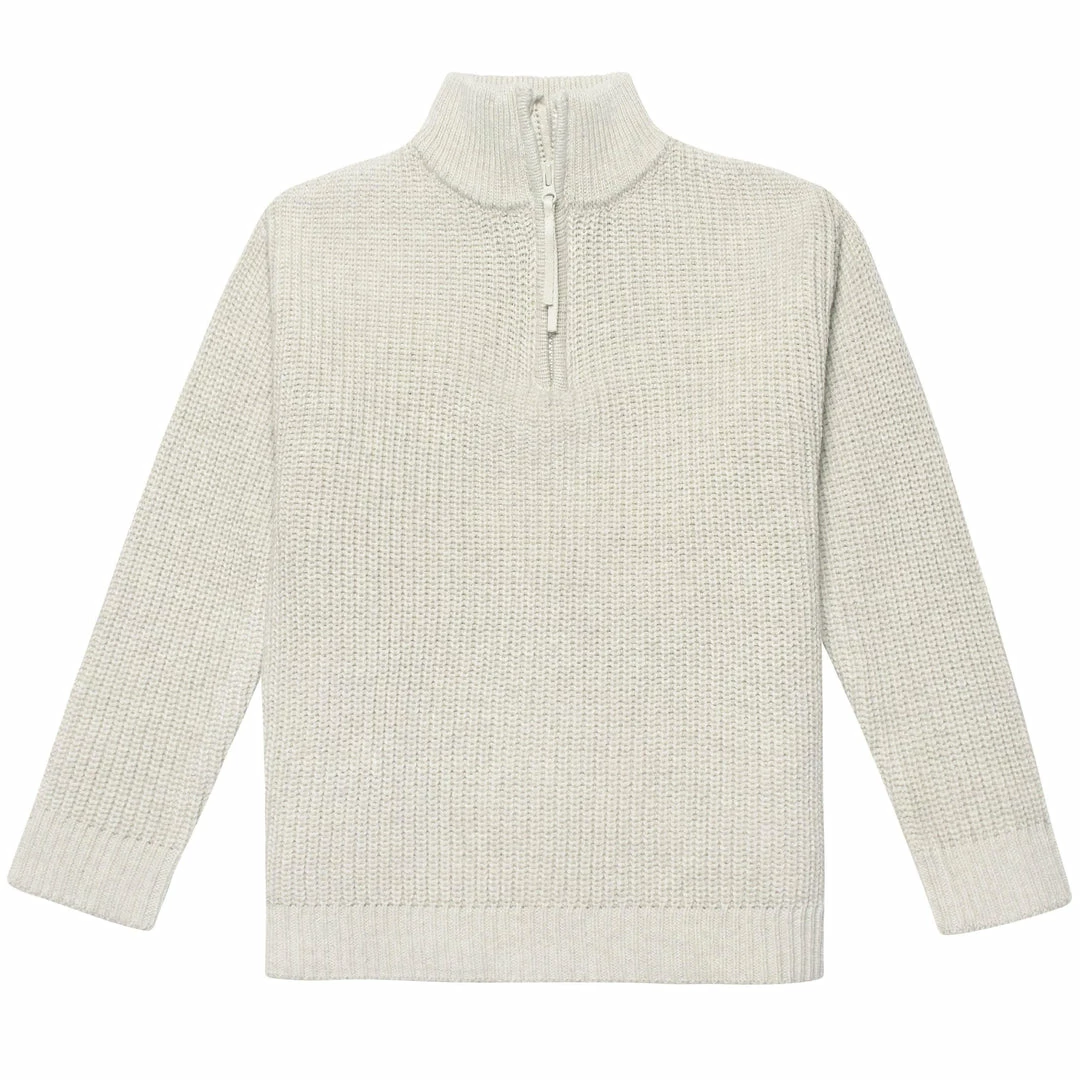 Outlet ✨ Gerber® Kids Infant & Toddler Boys Oatmeal Heather Zip Front Sweater 👏 2 Gerber® Kids Infant & Toddler Boys Oatmeal Heather Zip Front Sweater