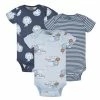 Gerber® 3-Pack Baby Boys Comfy Stretch Lion Short Sleeve Onesies® Bodysuits BabyPreemie - 24M